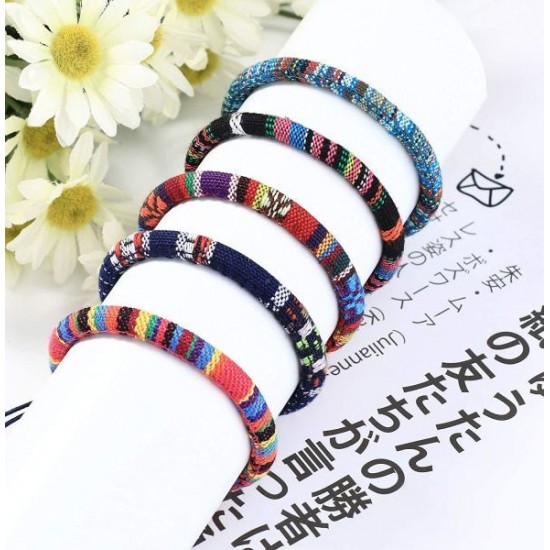 18Pcs Adjustable Woven Anklets Bracelets Bohemian Braided Rope Bracelets Waterproof Bracelet 18Pcs Adjustable Woven Anklets Bracelets Bohemian Braided Rope Bracelets Waterproof Bracelet